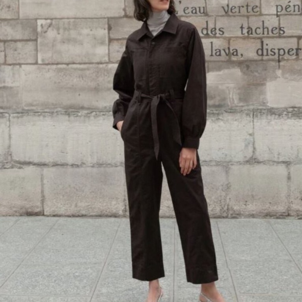 Darling Society L NWT Black Coveralls Jumpsuit